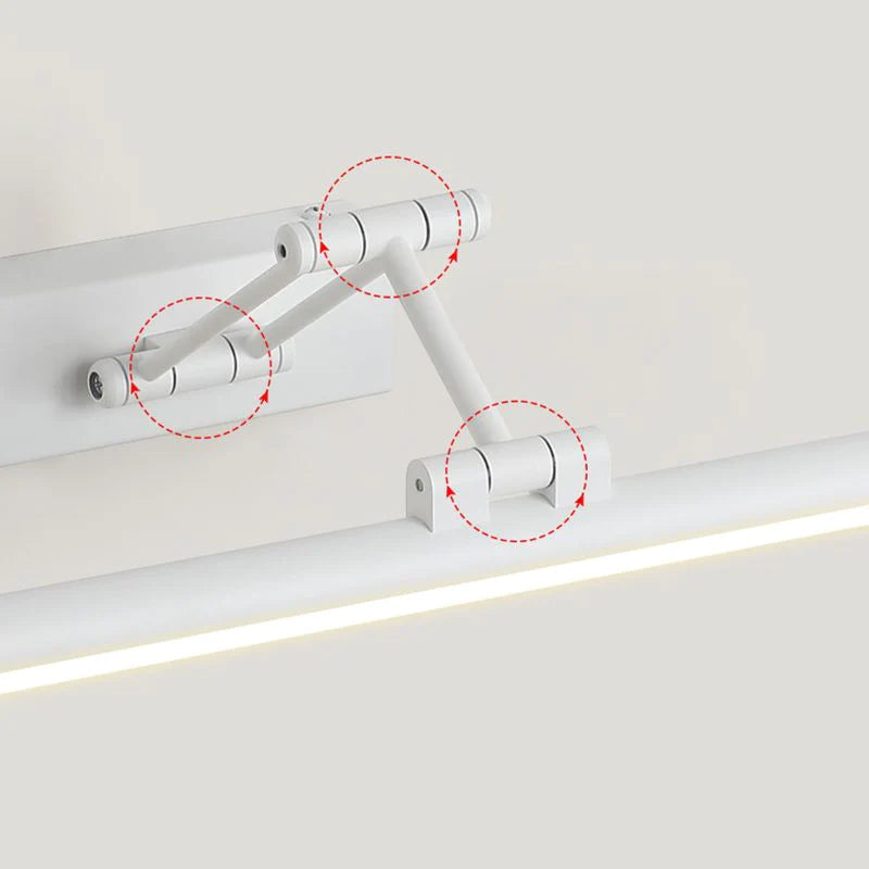 Arisha Lámpara de Pared LED de Metal con Frente de Espejo