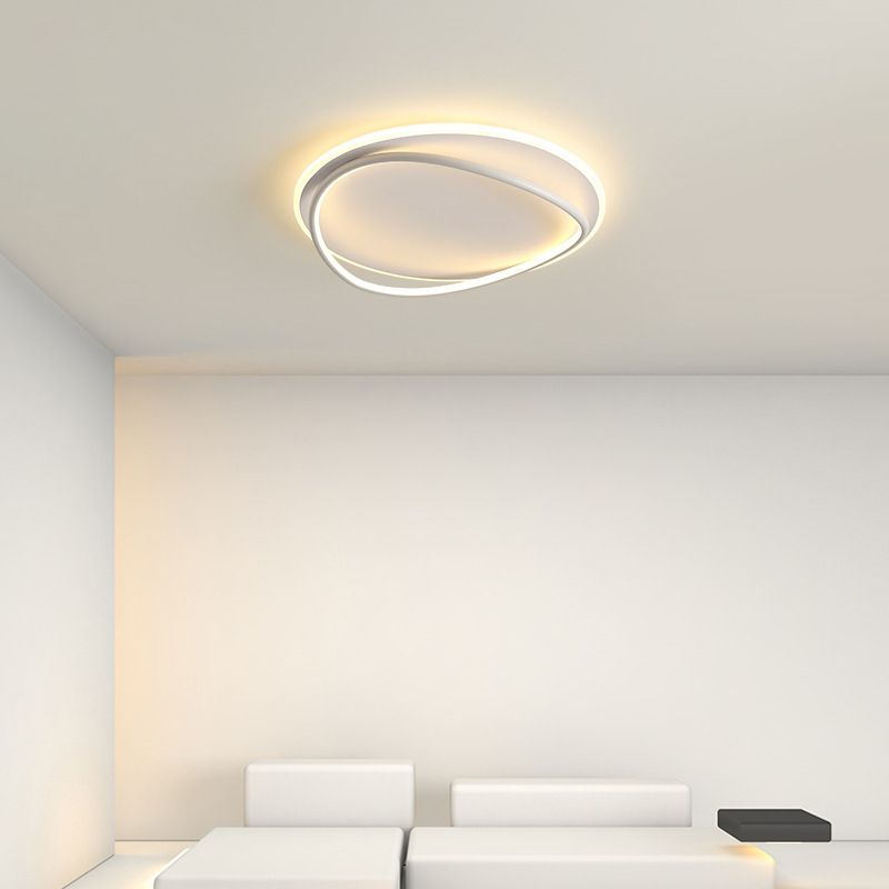 Arisha Luz de Techo Empotrada Anillo Moderno Blanco/Negro Comedor