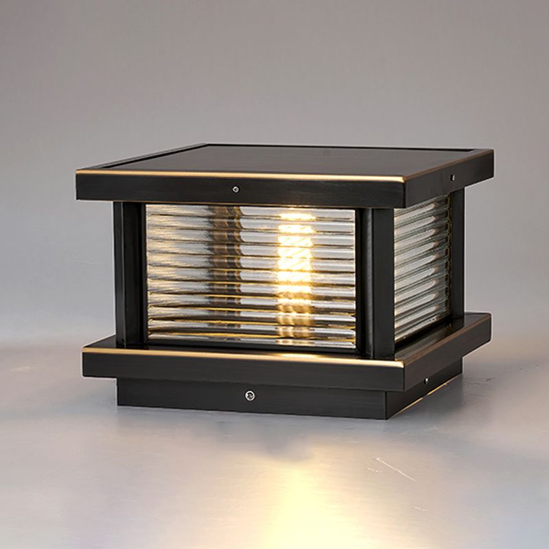 Ray Moderna Lámpara Exterior Solar Cubo Patio