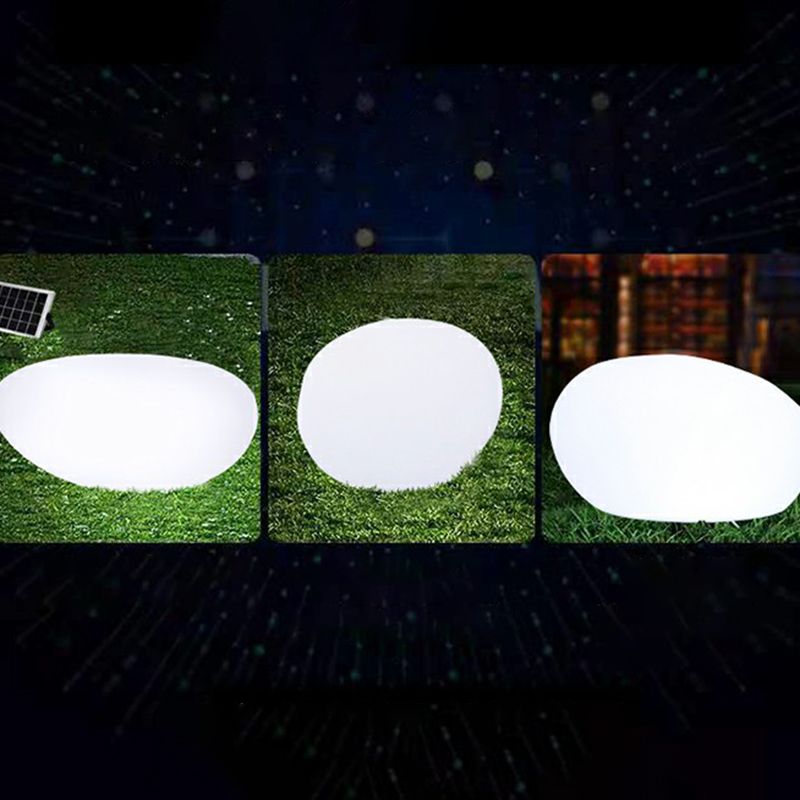 Ray Moderna Lámpara Exterior Recargable Forma de Piedra