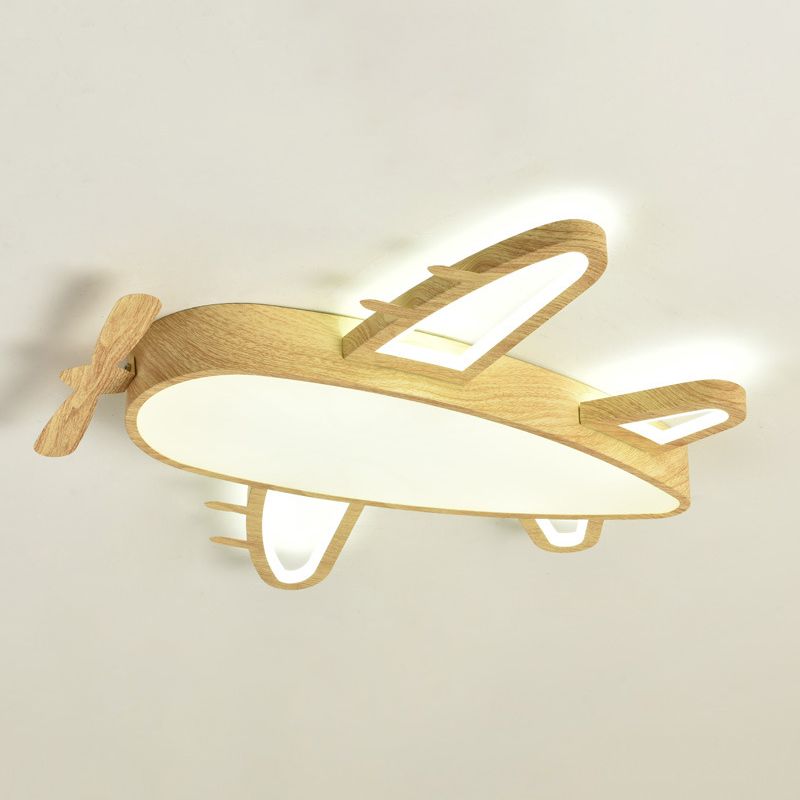 Arisha Moderna Avión Madera/Acrílico Lámpara de Techo Madera