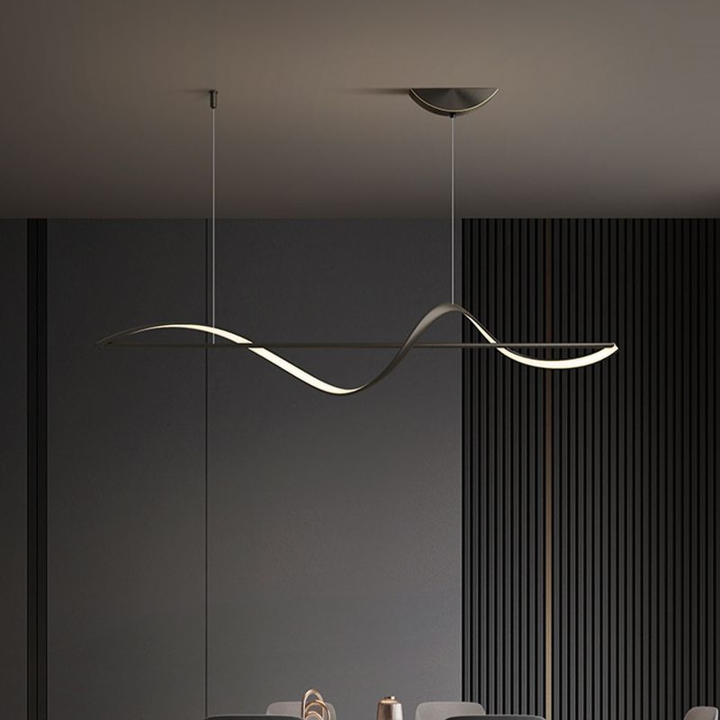 Arisha Diseño Lineal Metal/Acrílico Lámpara Colgante
