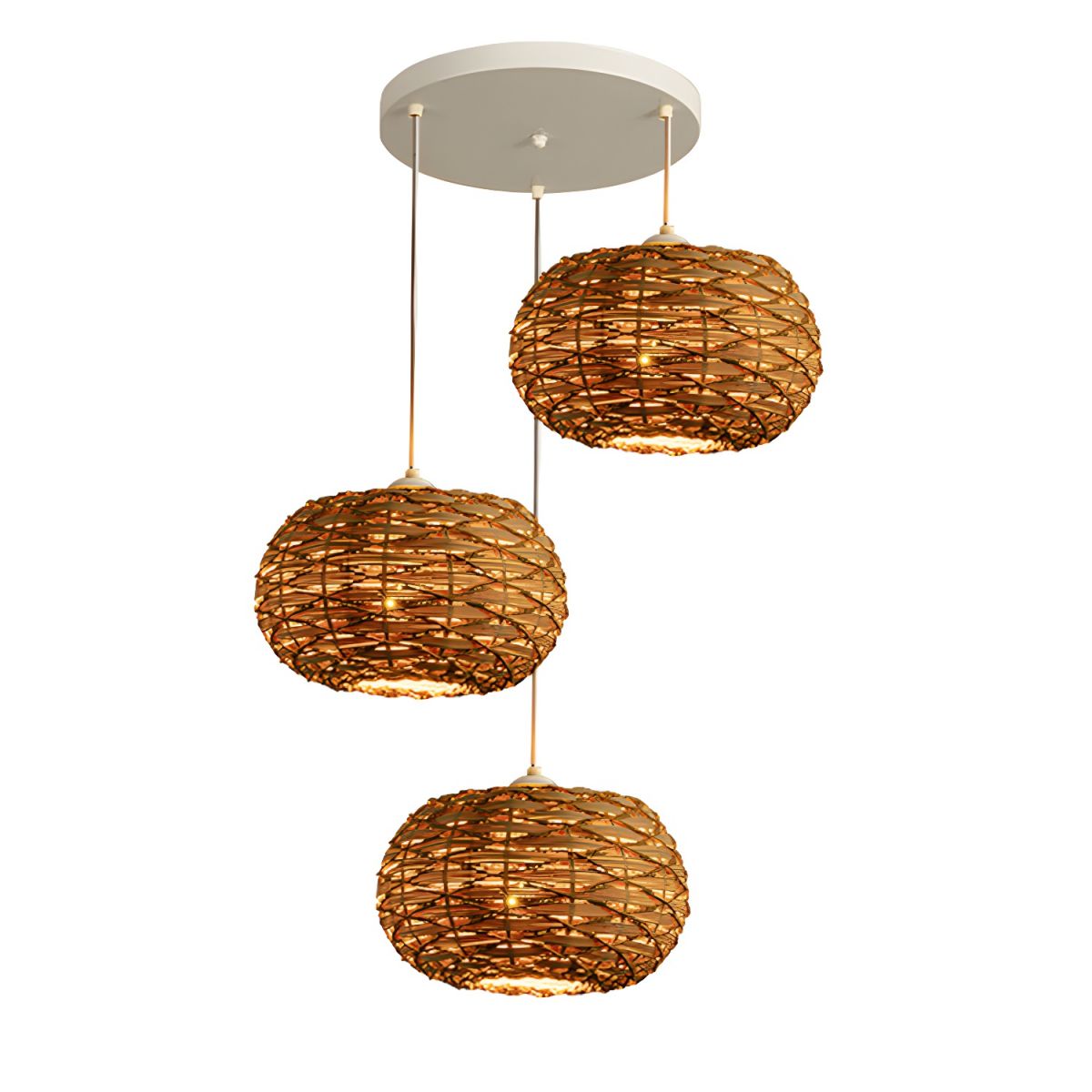 Arisha Retro LED Madera/Arisha Lámpara Colgante Dormitorio Restaurante
