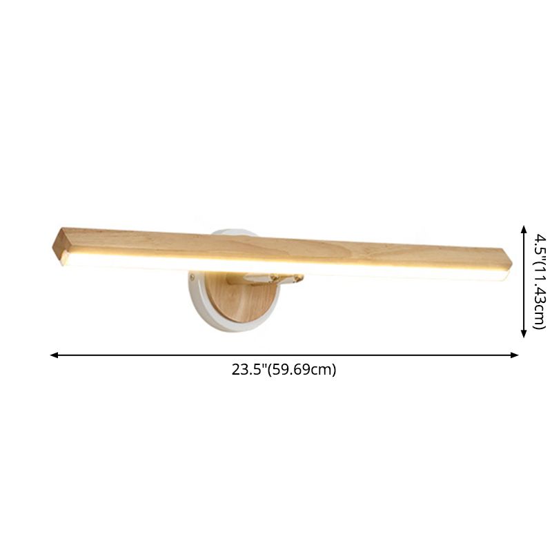 Muto Madero Aplique de Espejo para baño, Lineal & Círculo, L60CM