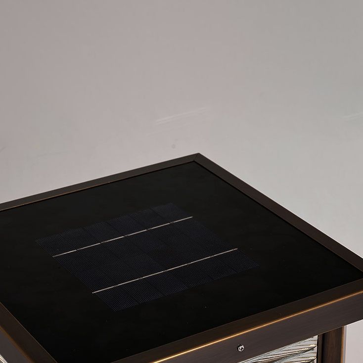 Ray Moderna Lámpara Exterior Solar Cubo Patio