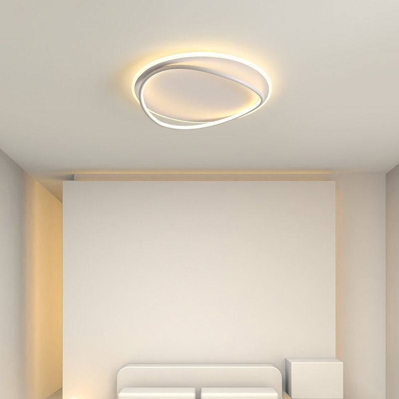 Arisha Luz de Techo Empotrada Anillo Moderno Blanco/Negro Comedor
