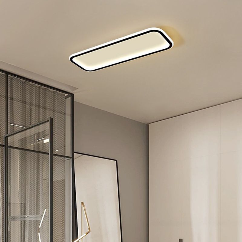 Arisha Lámpara de Techo Minimalista Metal Negro Baño