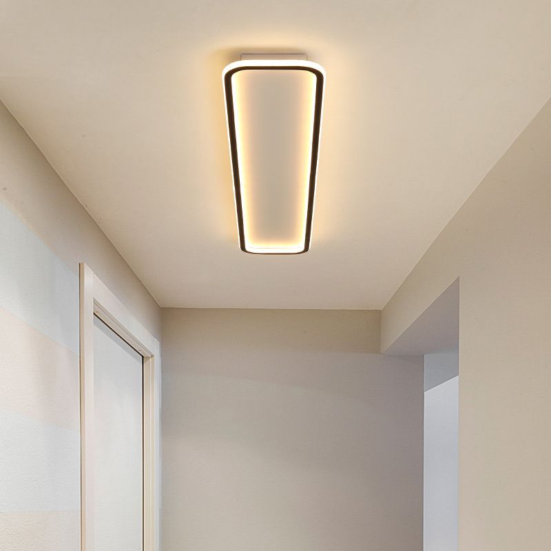 Arisha Lámpara de Techo Minimalista Metal Negro Baño