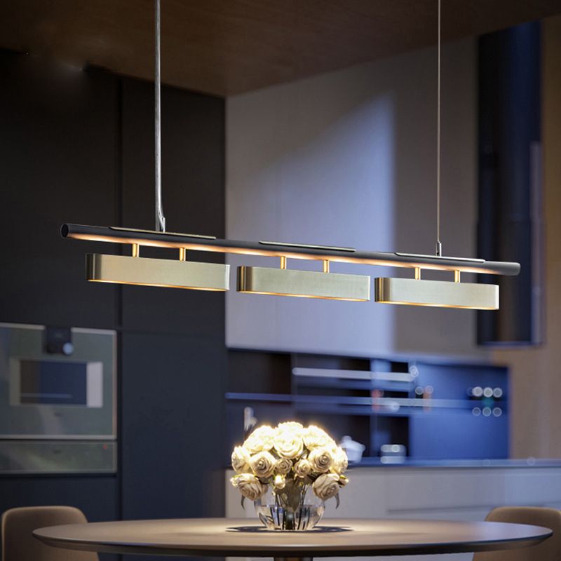 Arisha Minimalista Rectangular Metal Lámpara Colgante