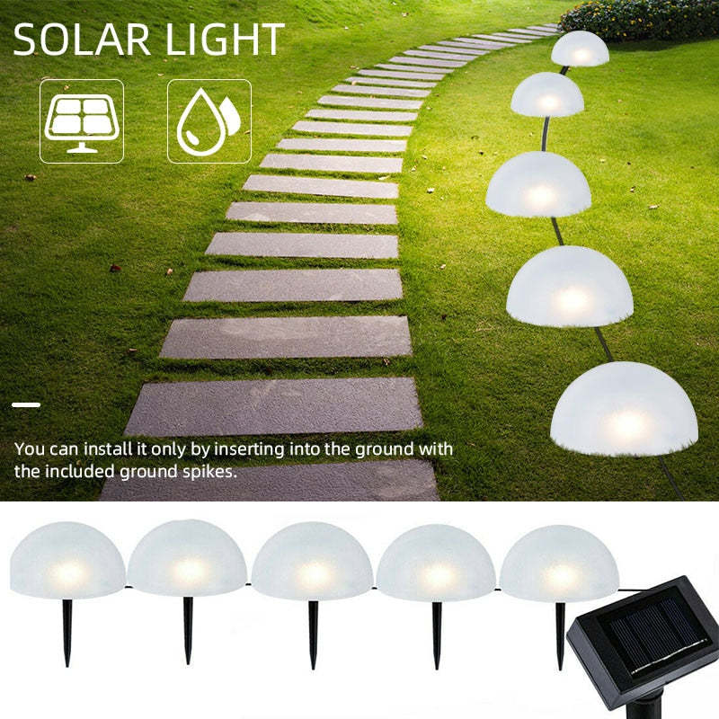 Avi Moderna MInimalista Semicircular Acrílico LED Lámpara de Pie Exterior Blanca