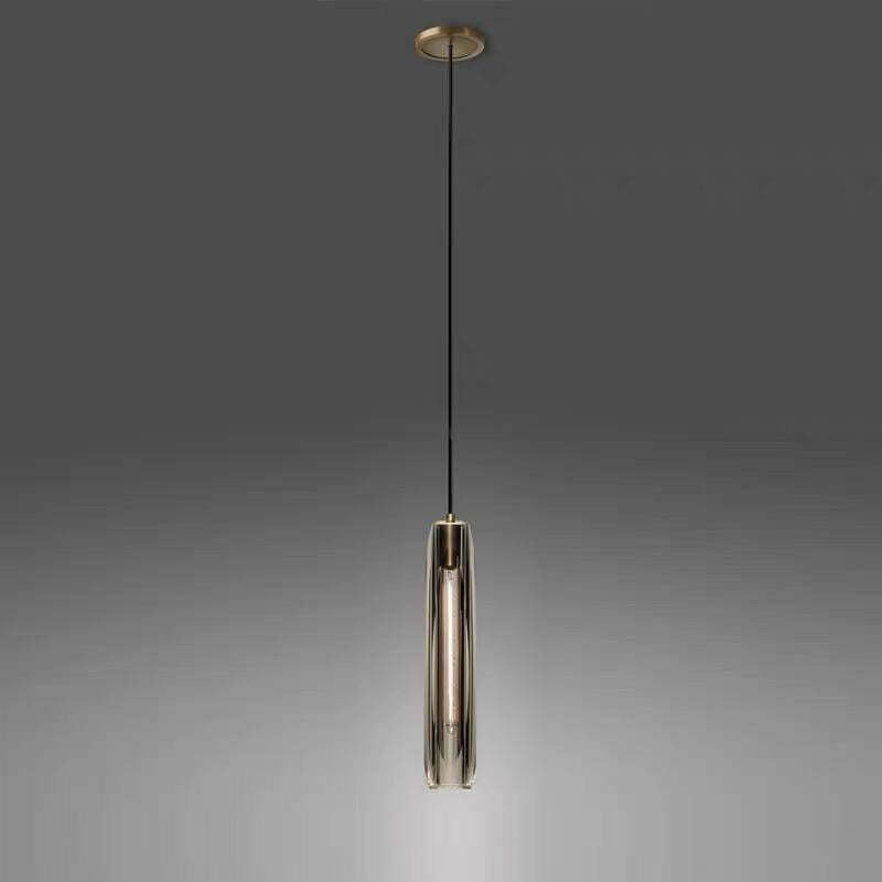 Arisha Moderna Minimalista Tubo Vidrio/Metal Lámpara Colgante