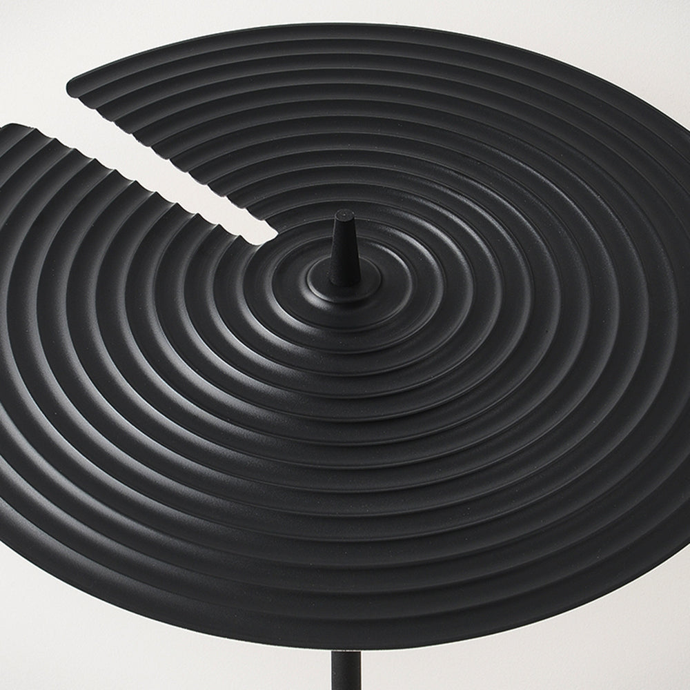 Mira Minimalista Moderna Metal/Aluminio Lámpara de Pie/Mesa Negra