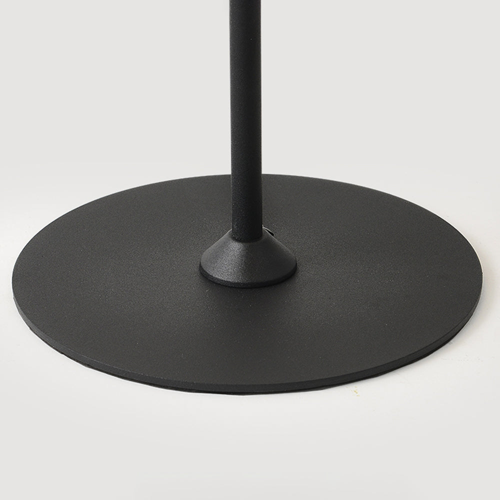 Mira Minimalista Moderna Metal/Aluminio Lámpara de Pie/Mesa Negra