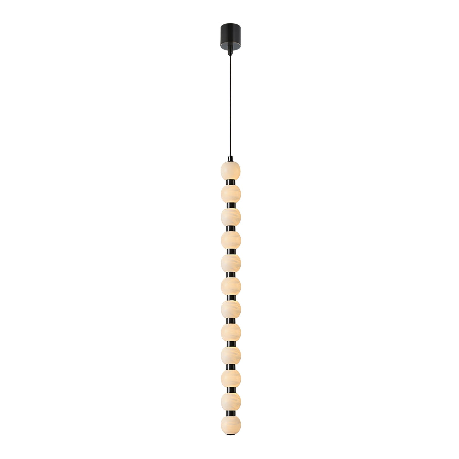 Lyra Modern Alabaster Pendant Light Staircase - Letslighting