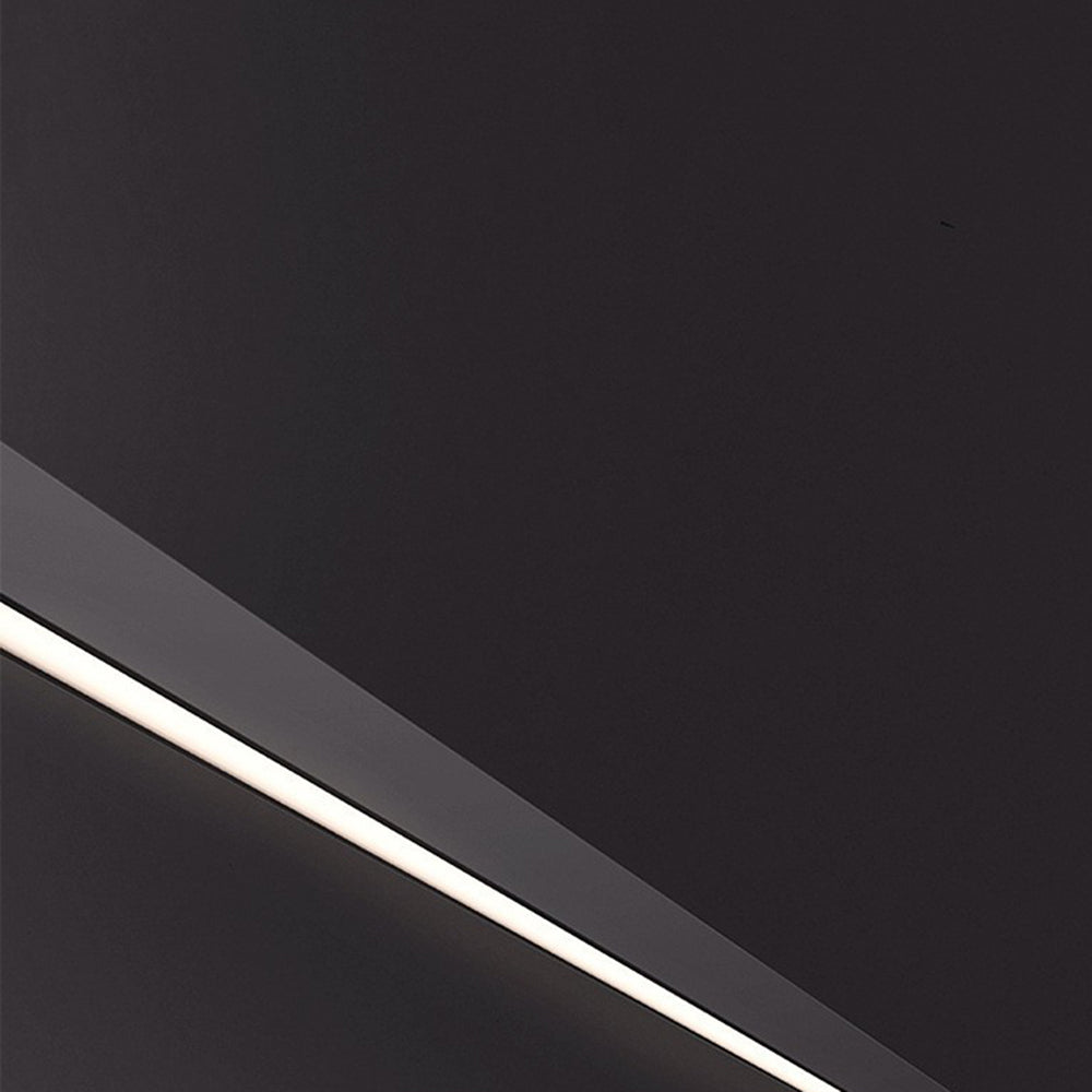 Arisha Moderno Lineal Metal/Acrílico LED Aplique de Pared Negro