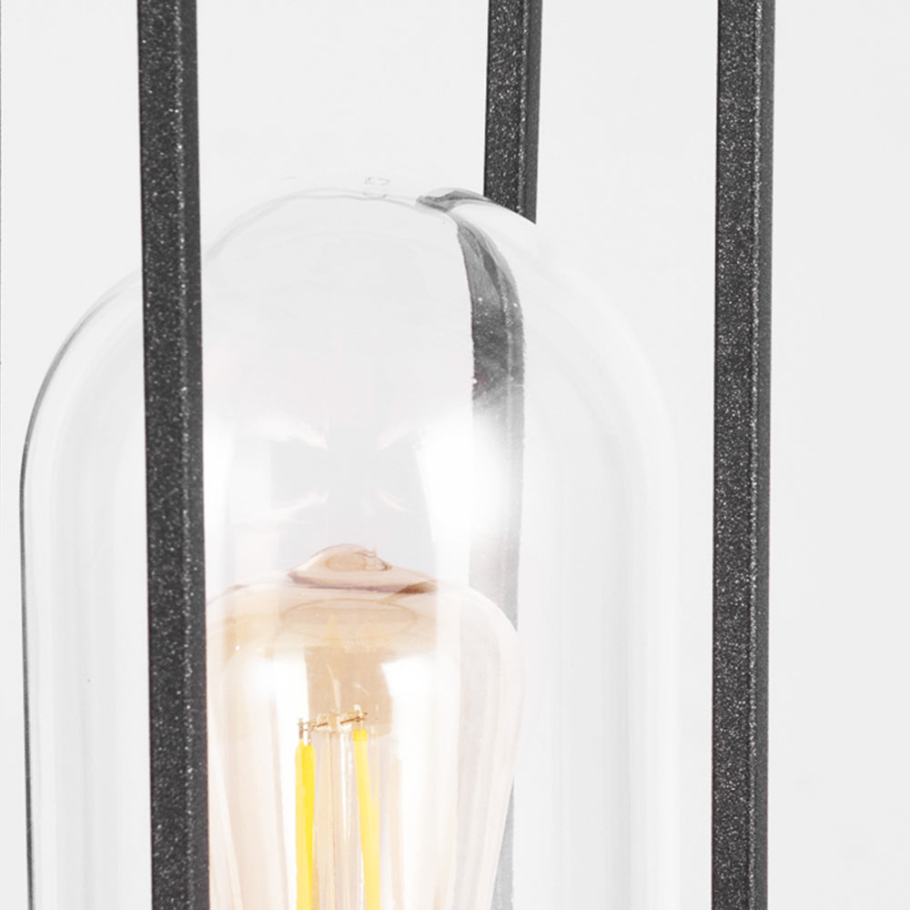 Ray Lámpara De Pie Exterior Moderno Cilíndrico Metal Patio