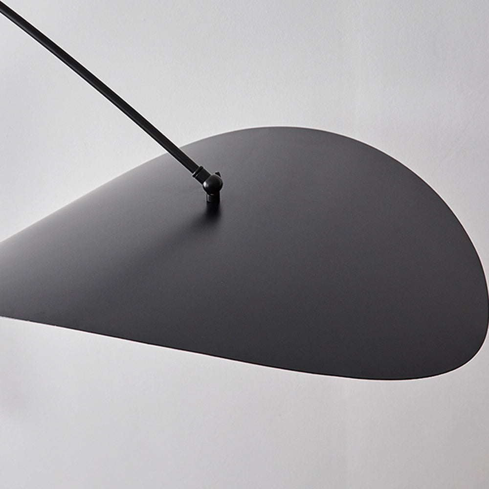 Arisha Moderna Minimalista Diseño Lámpara Colgante Metal Negra