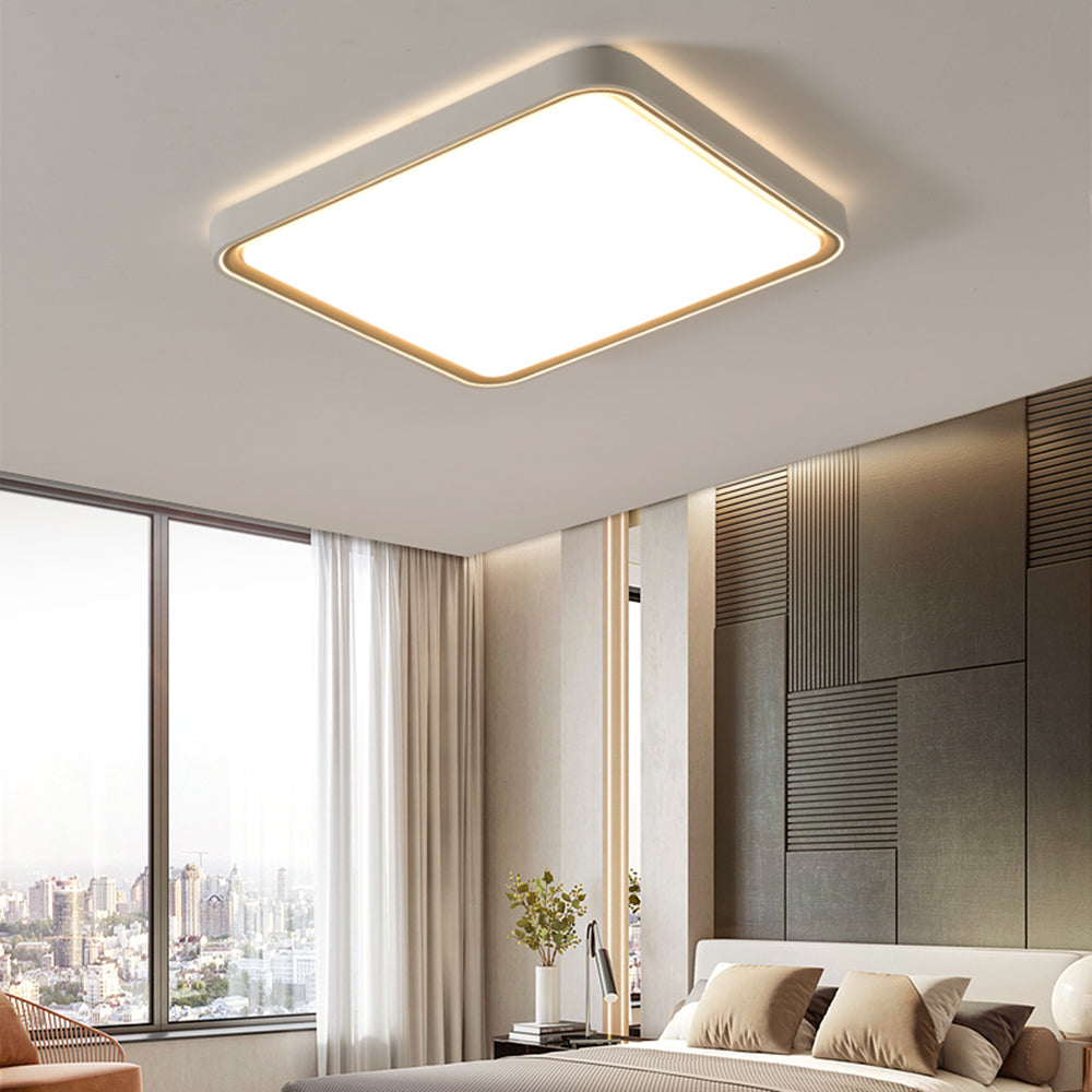 Arisha Moderna Redonda/Cuadrada Metal LED Lámpara de Techo