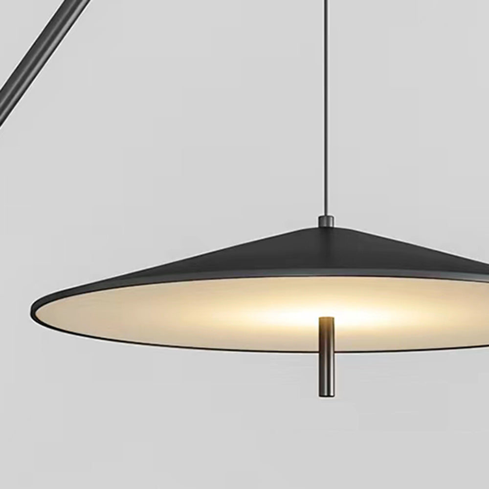 Mira Moderna Minimalista Metal Lámpara de Pie Negro