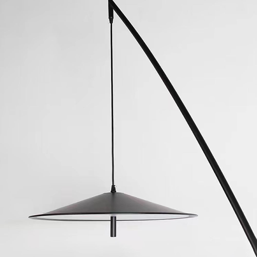 Mira Moderna Minimalista Metal Lámpara de Pie Negro