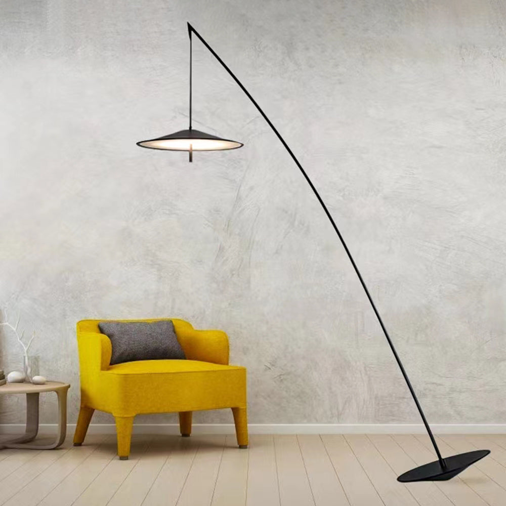 Mira Moderna Minimalista Metal Lámpara de Pie Negro