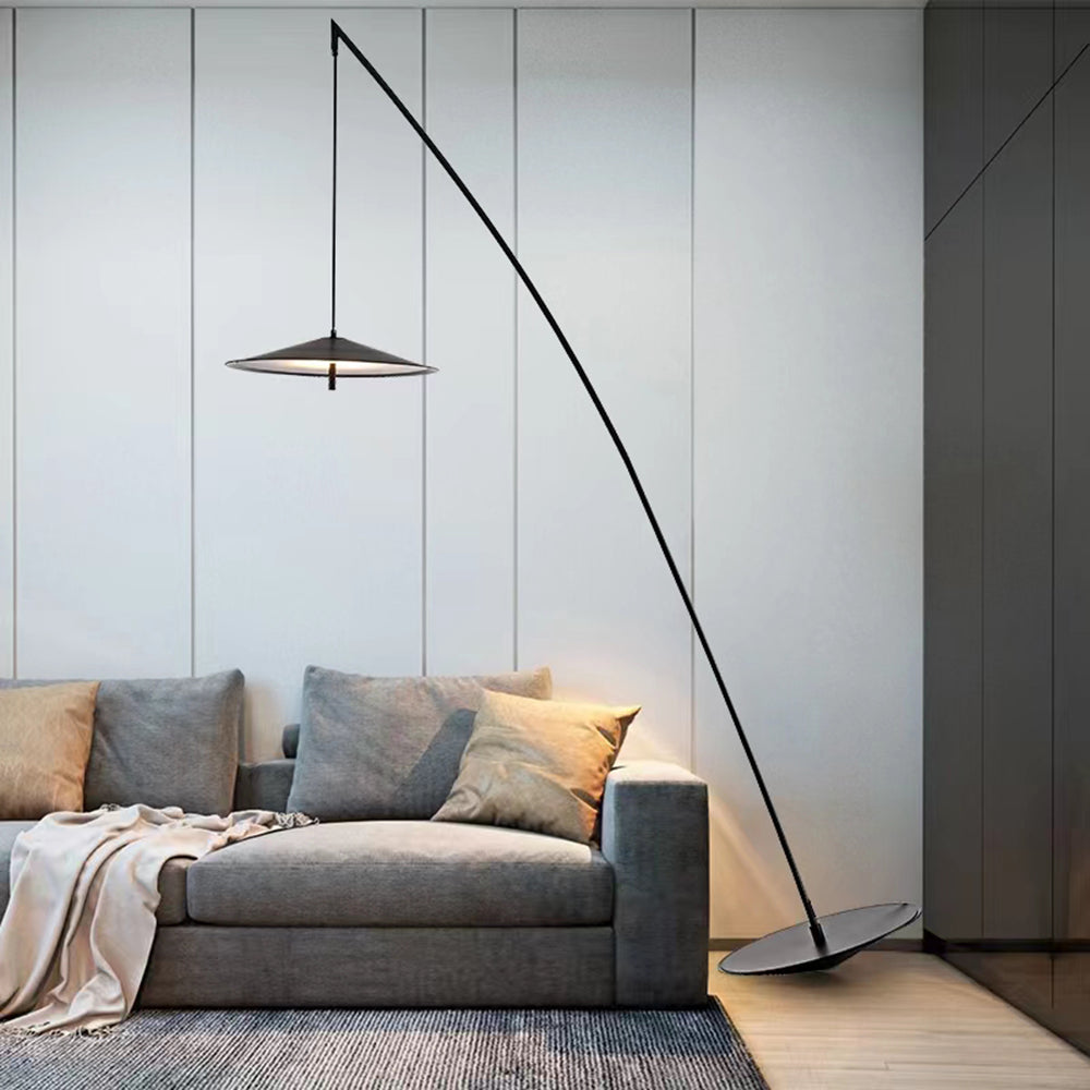 Mira Moderna Minimalista Metal Lámpara de Pie Negro