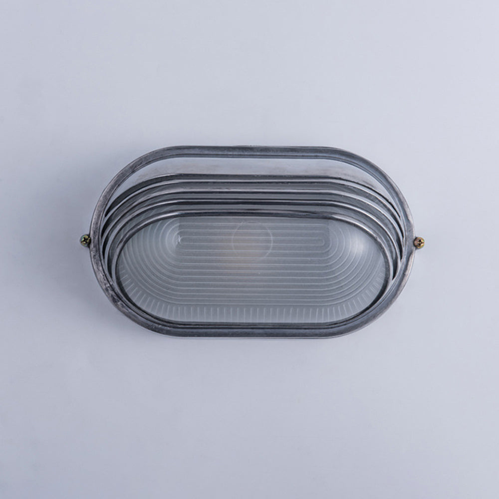 Ray Moderno Geométrico Metal LED Aplique de Pared Exterior Plata