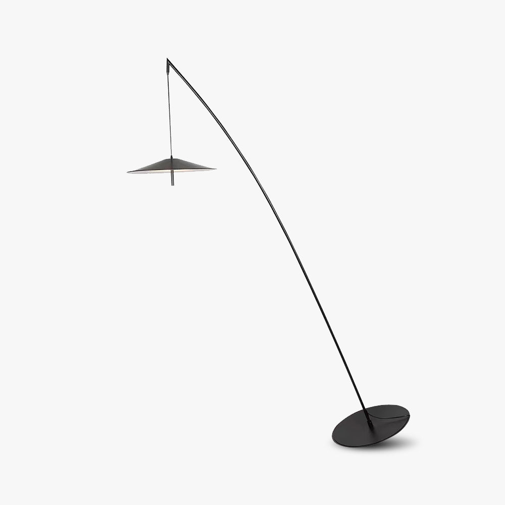Mira Moderna Minimalista Metal Lámpara de Pie Negro