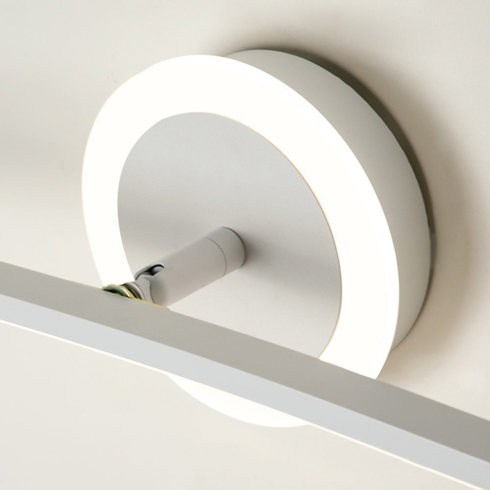 Arisha Nordico Lineal Metal/Silicona Aplique de Pared Blanco
