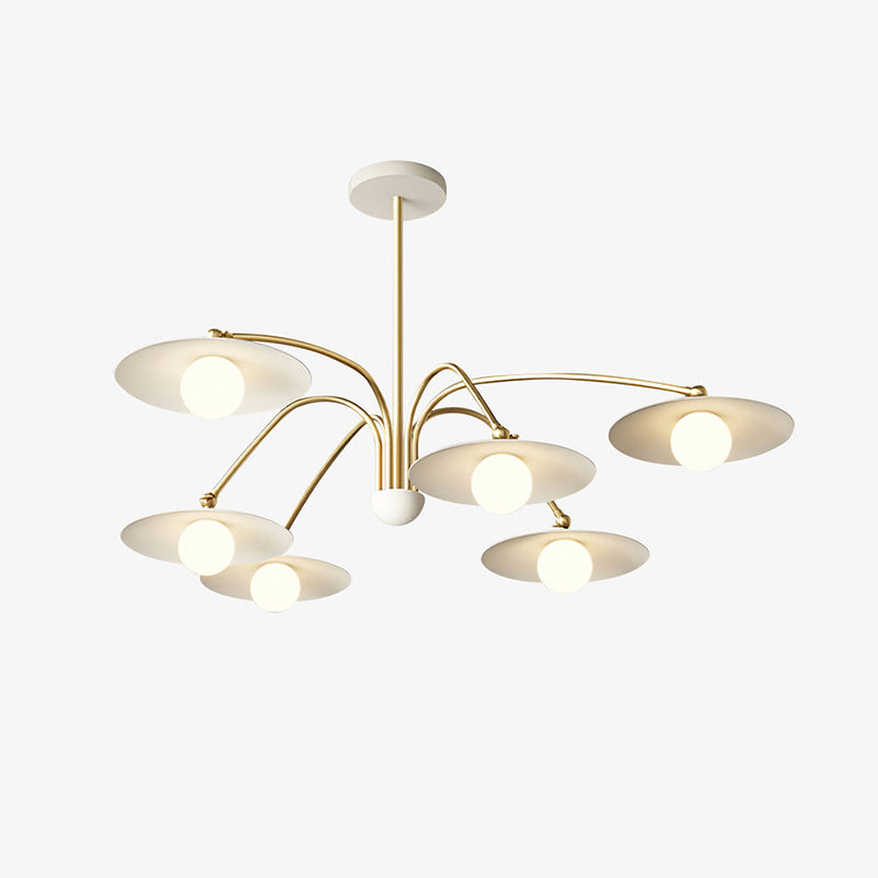 Arisha Nórdica Multiple Metal/Vidrio Lámpara colgante Dorada