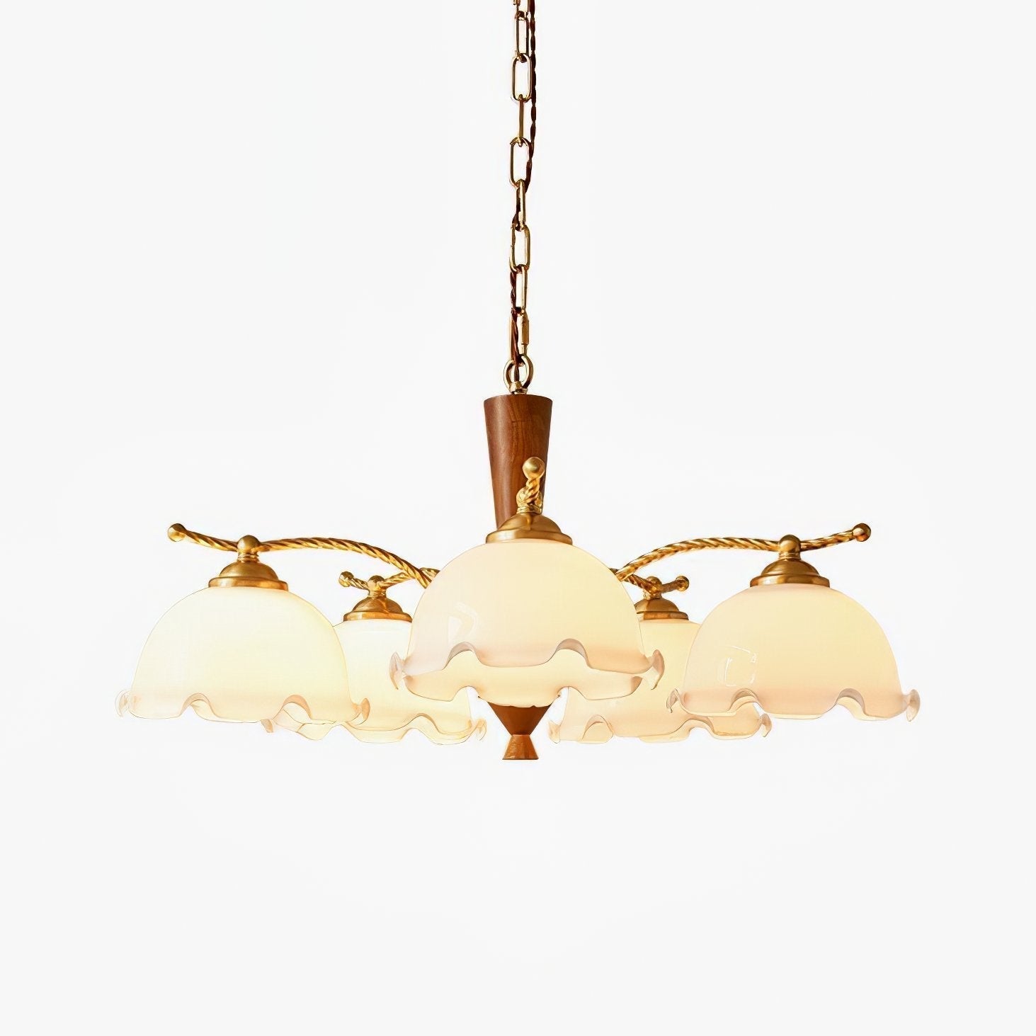 Daisy Vintage Glass Chandelier - Letslighting