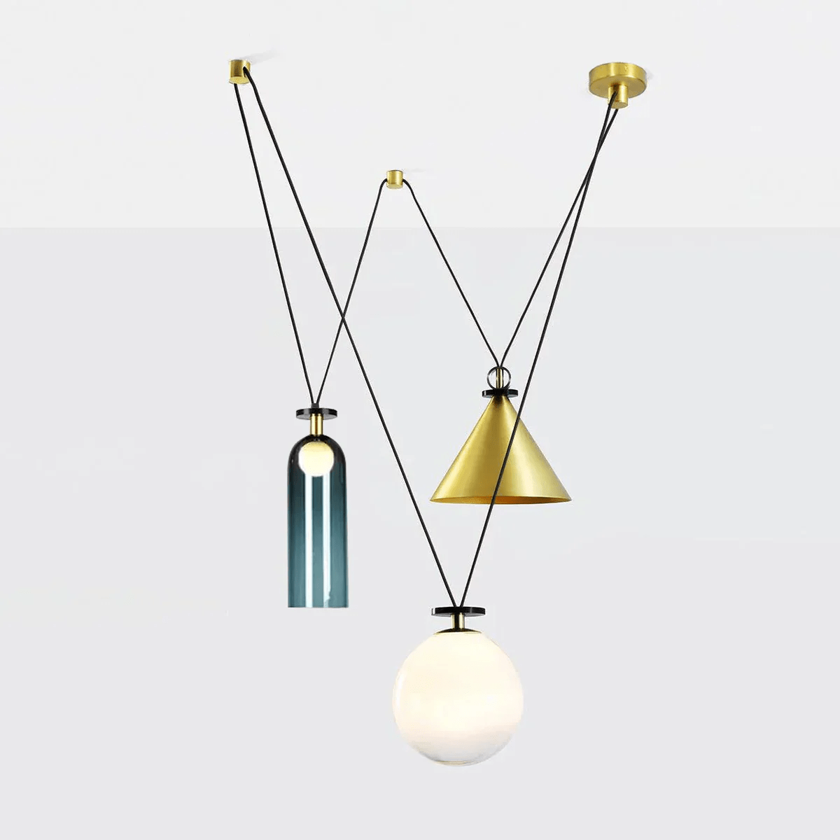 Geometric Shape Art Modern Chandelier - Letslighting