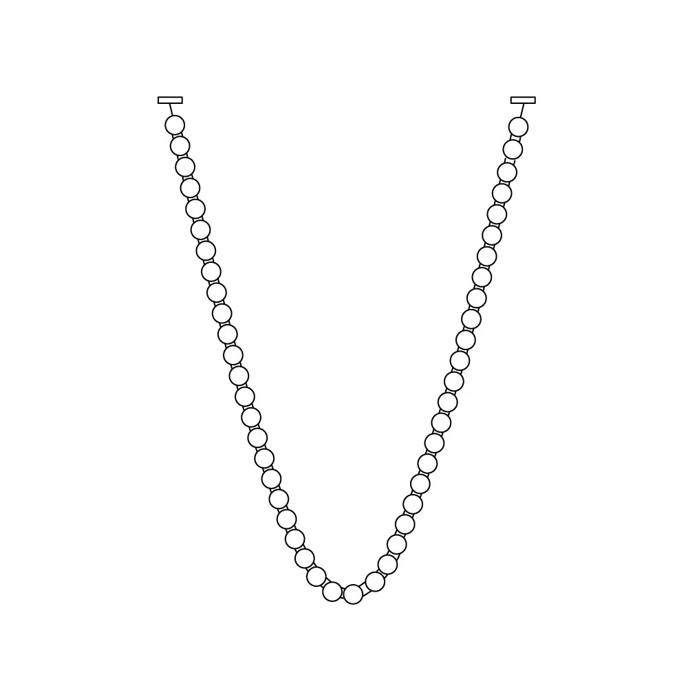 Pearl Glass Necklace Balls Chandelier - Letslighting