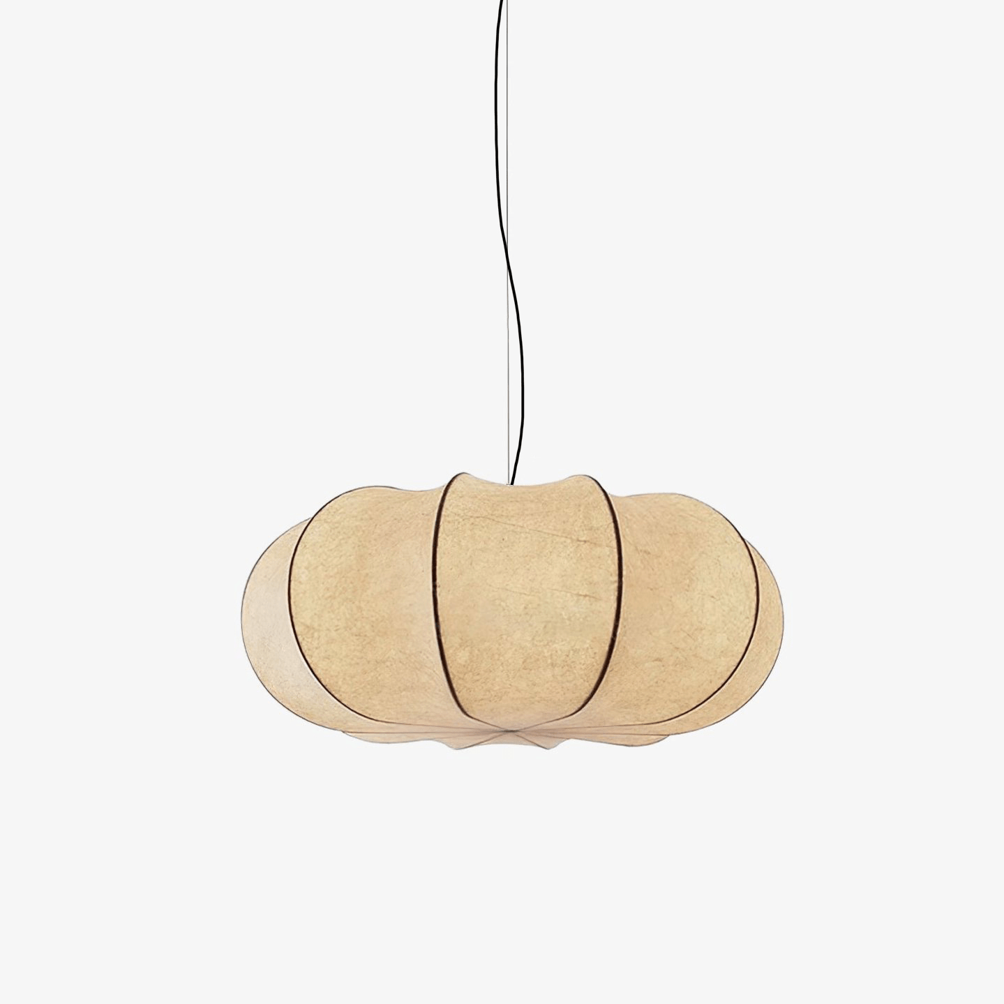 Oblate Silk Pendant Lamp - Letslighting