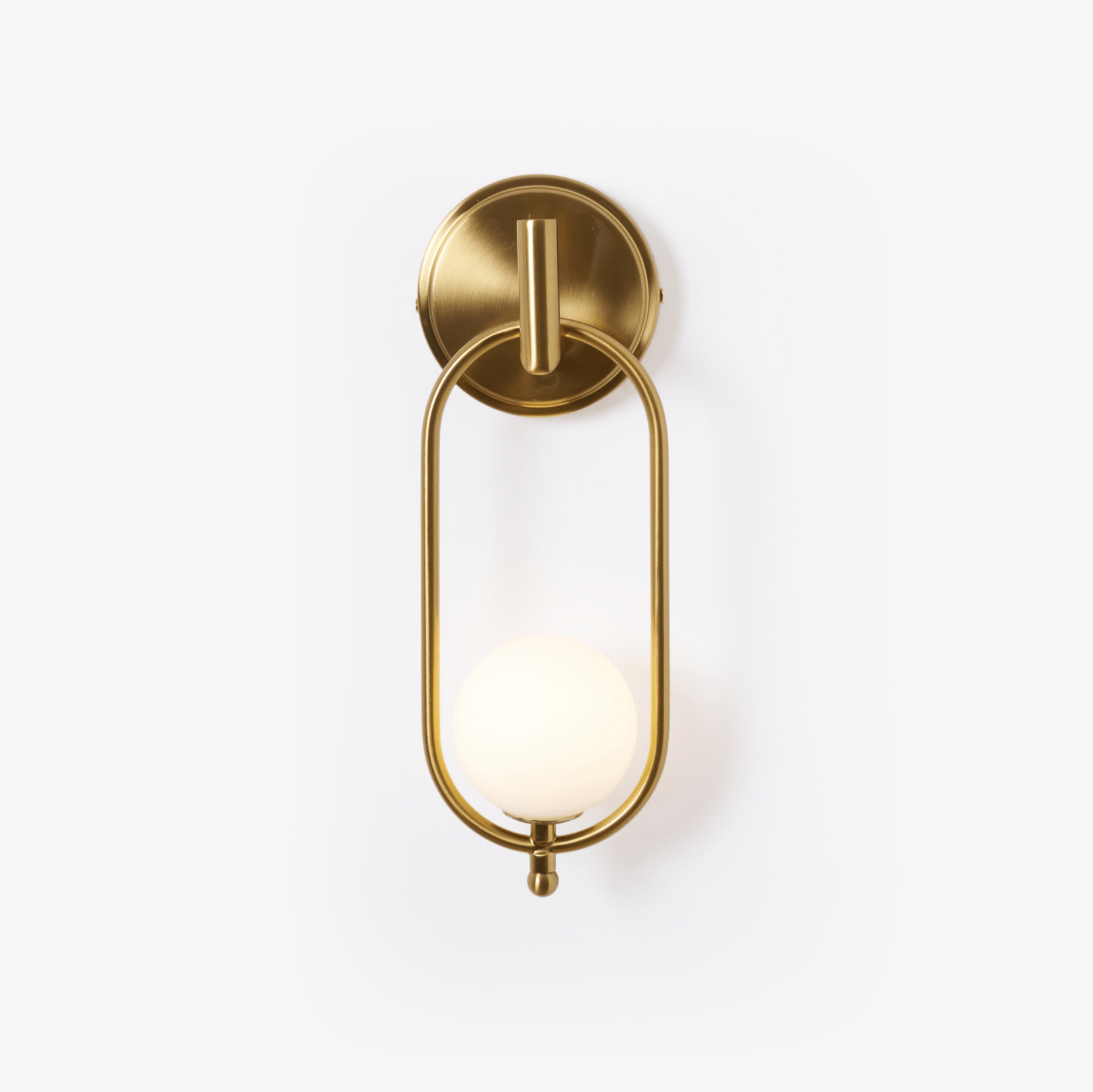 Cumirisra Modern Minimalist Brass Glass Wall Light - Letslighting