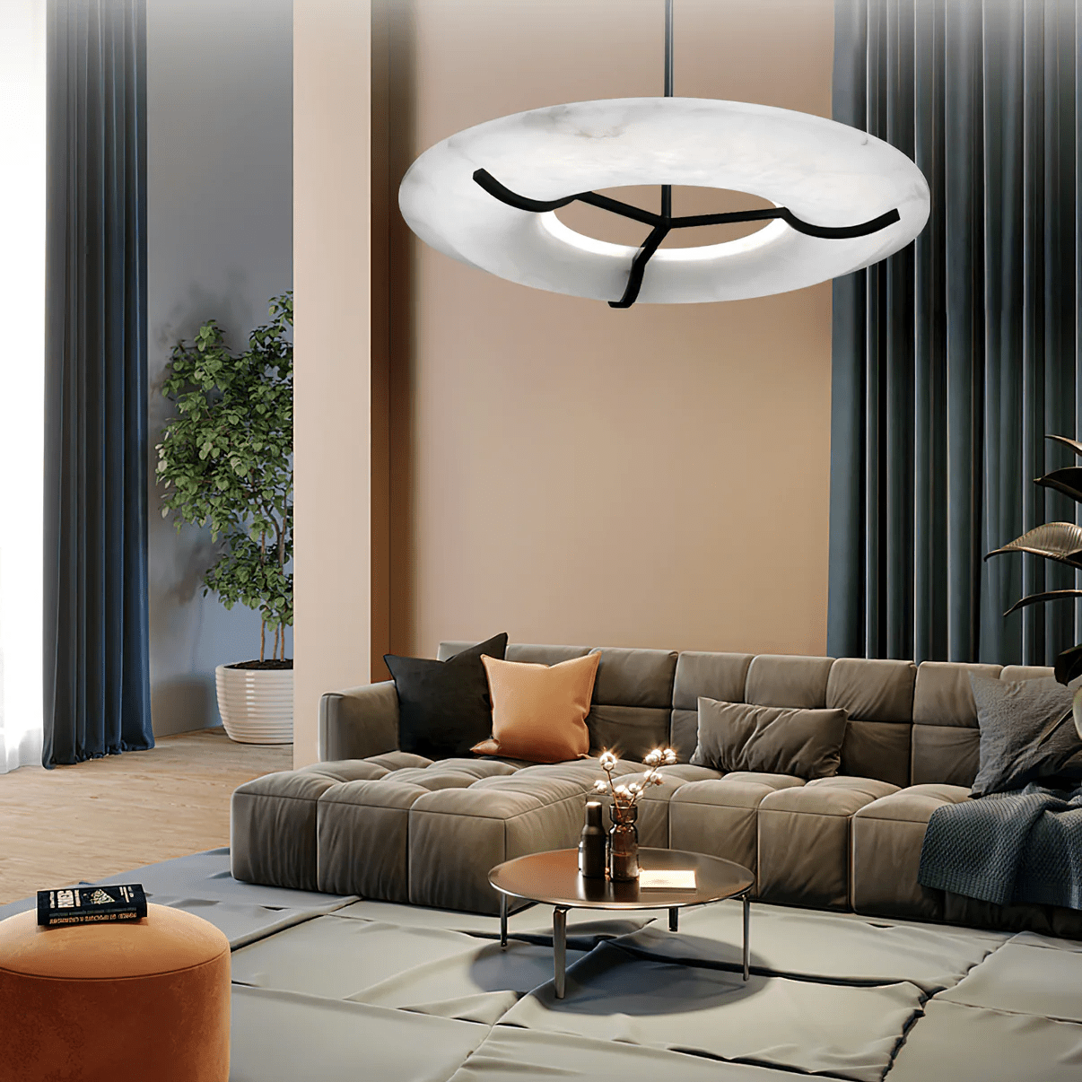 Uvare Alabaster Chandelier - Letslighting