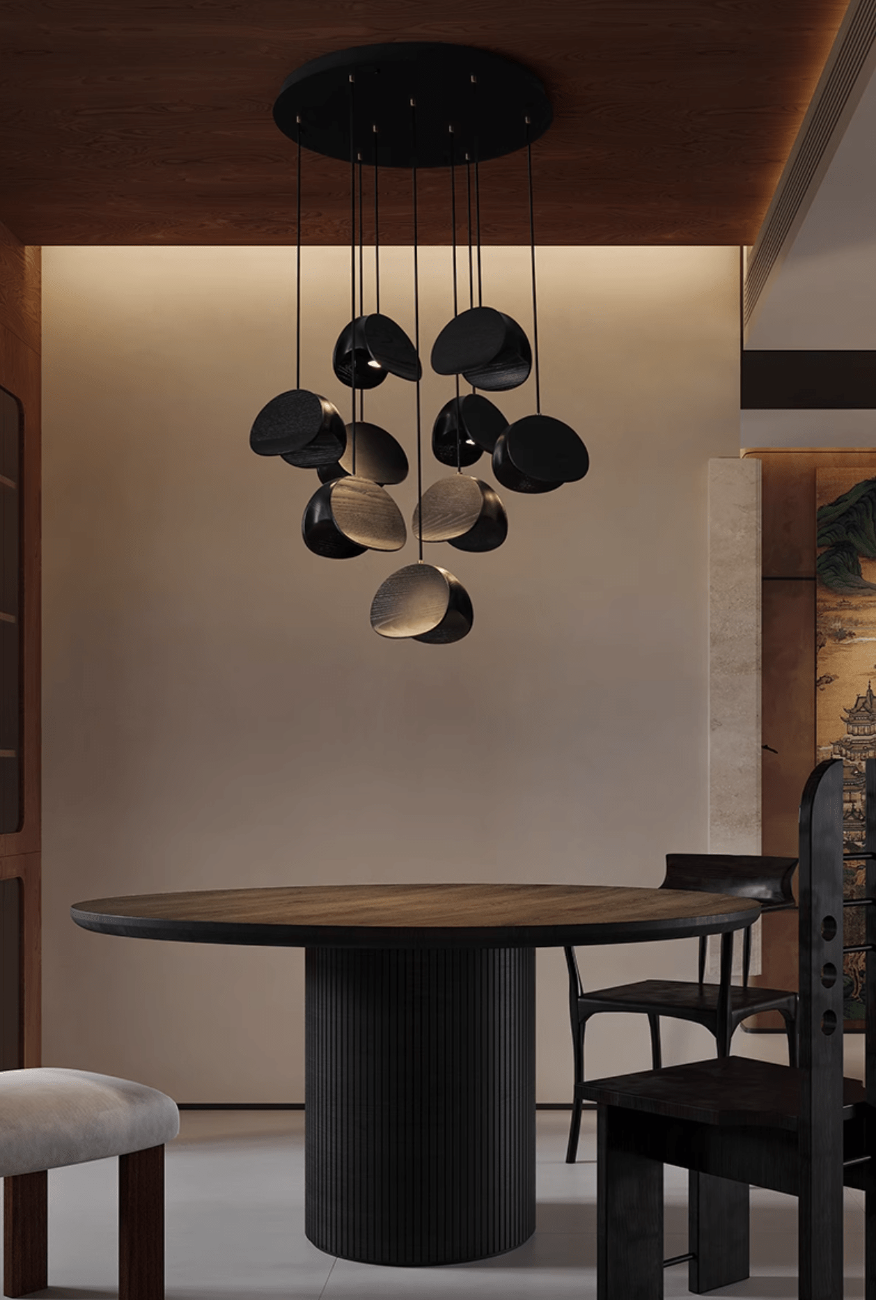 Tavro Minimalist Wood Pendant Light - Letslighting