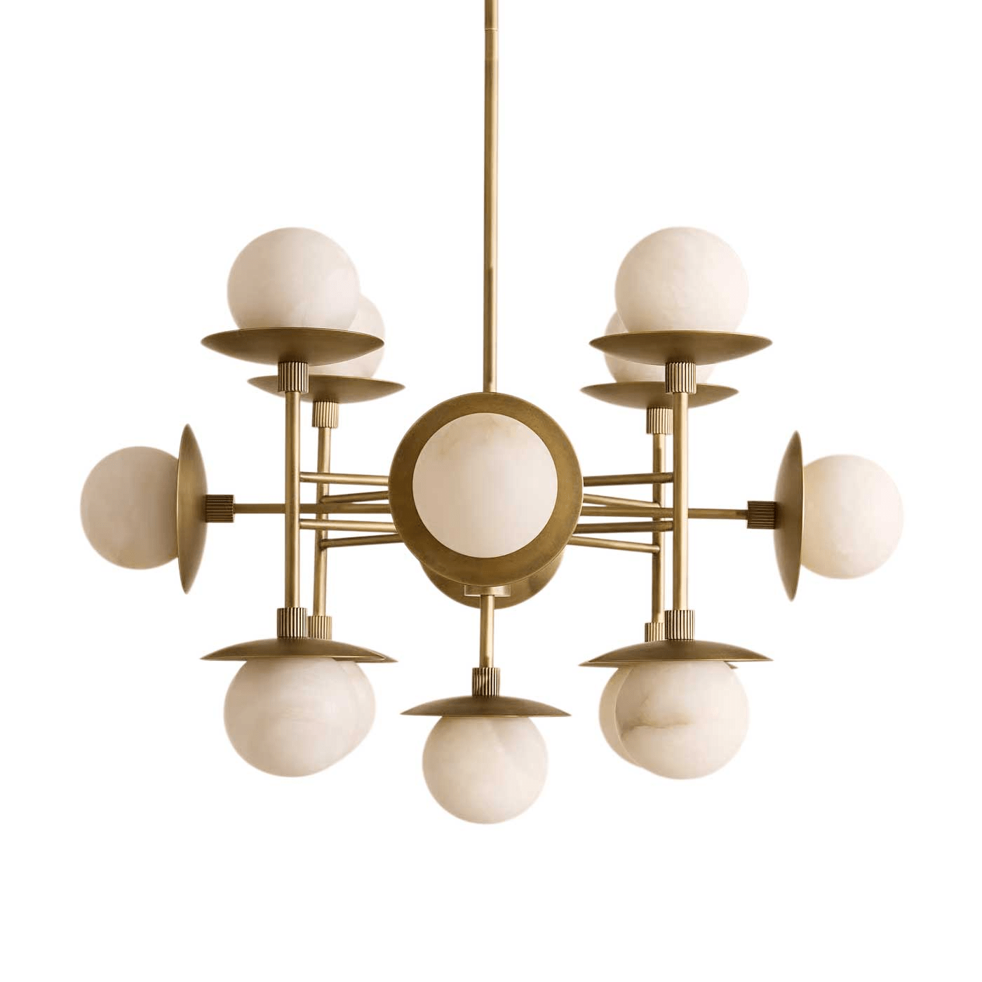 Oshayra Sputnik Alabaster Chandelier - Letslighting