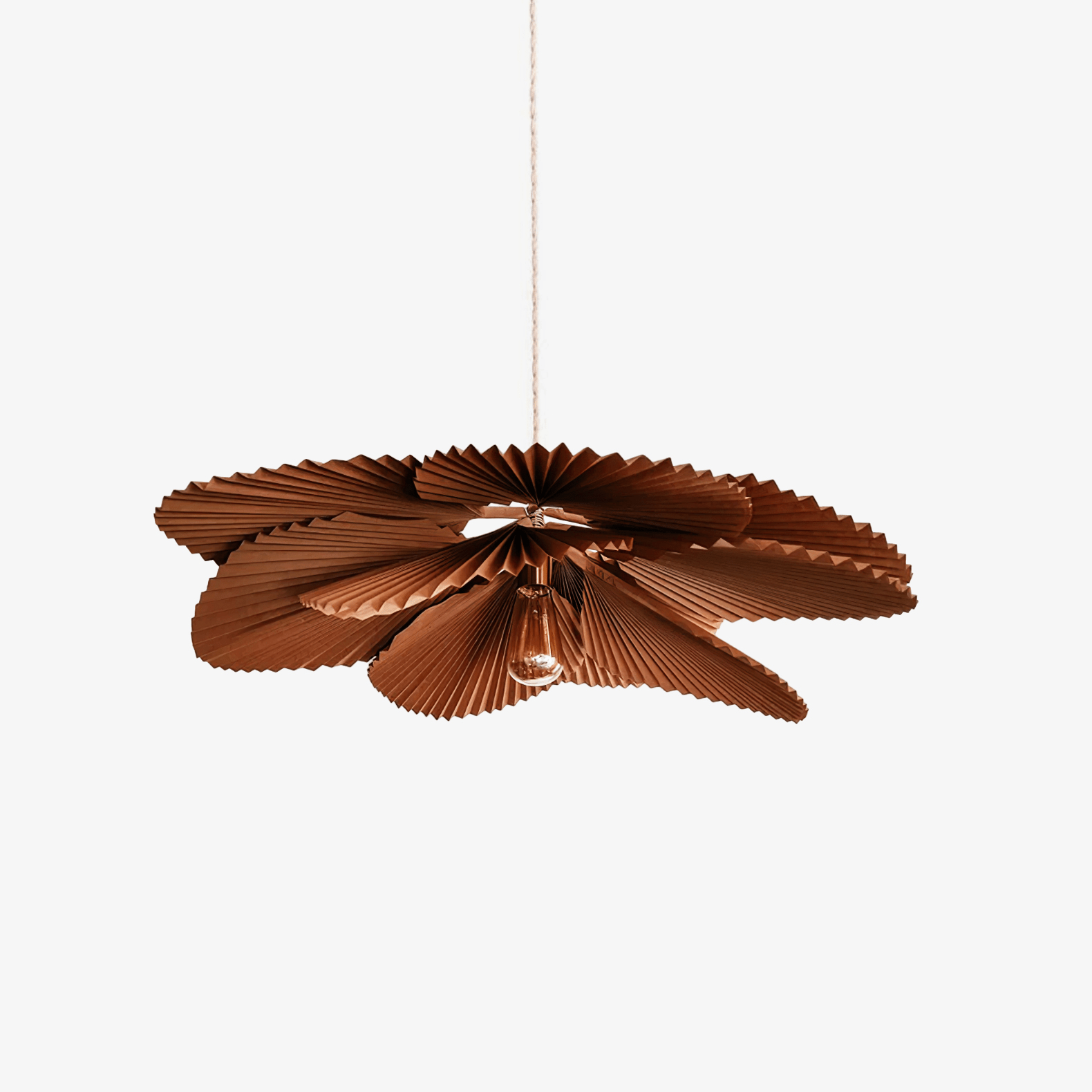 Folded Leaf Lotus Pendant Lamp - Letslighting