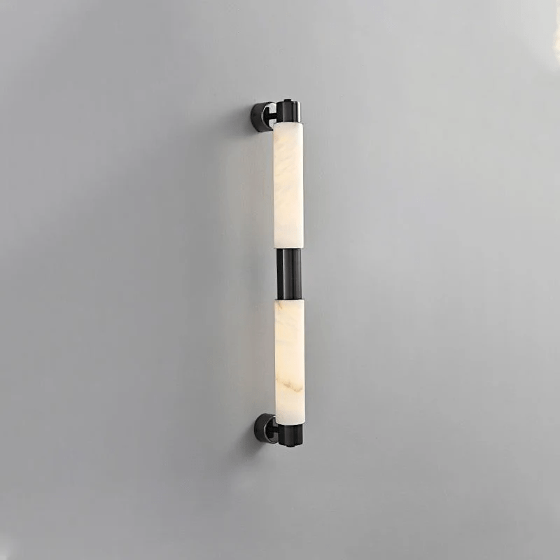 Eurthaeth Alabaster Brass Wall Light - Letslighting