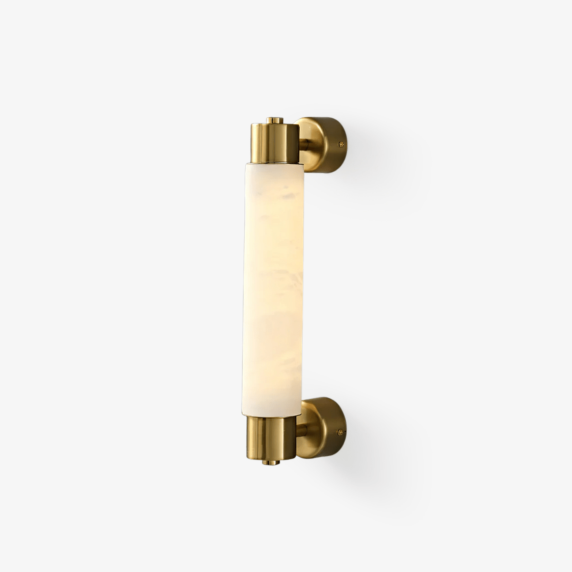 Eurthaeth Alabaster Brass Wall Light - Letslighting