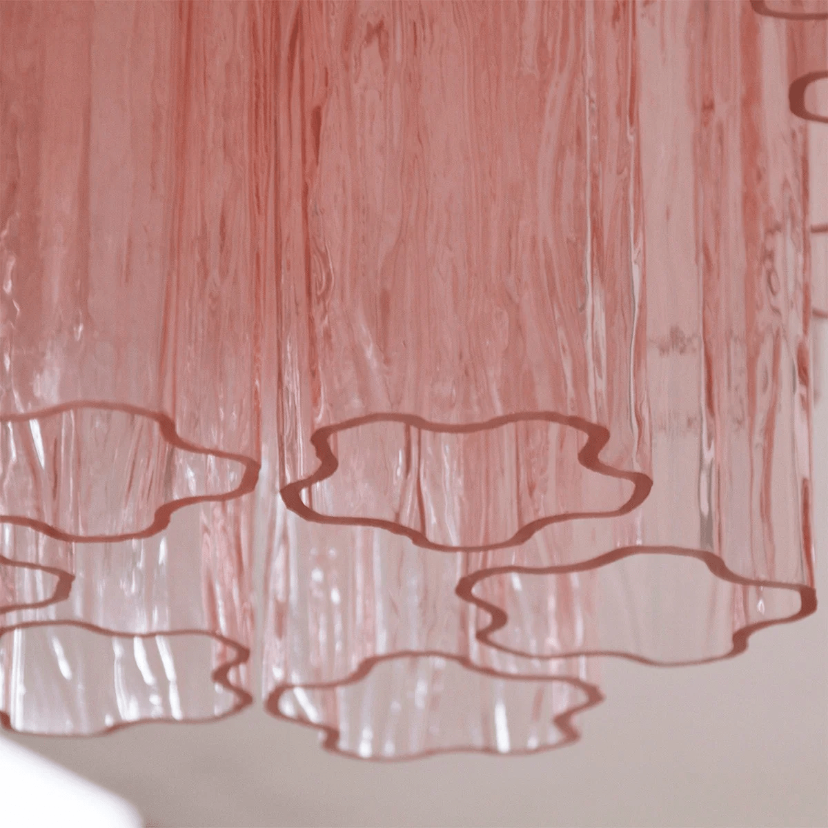 Aurora Ceiling Lamp Pink Waterfall Style - Letslighting