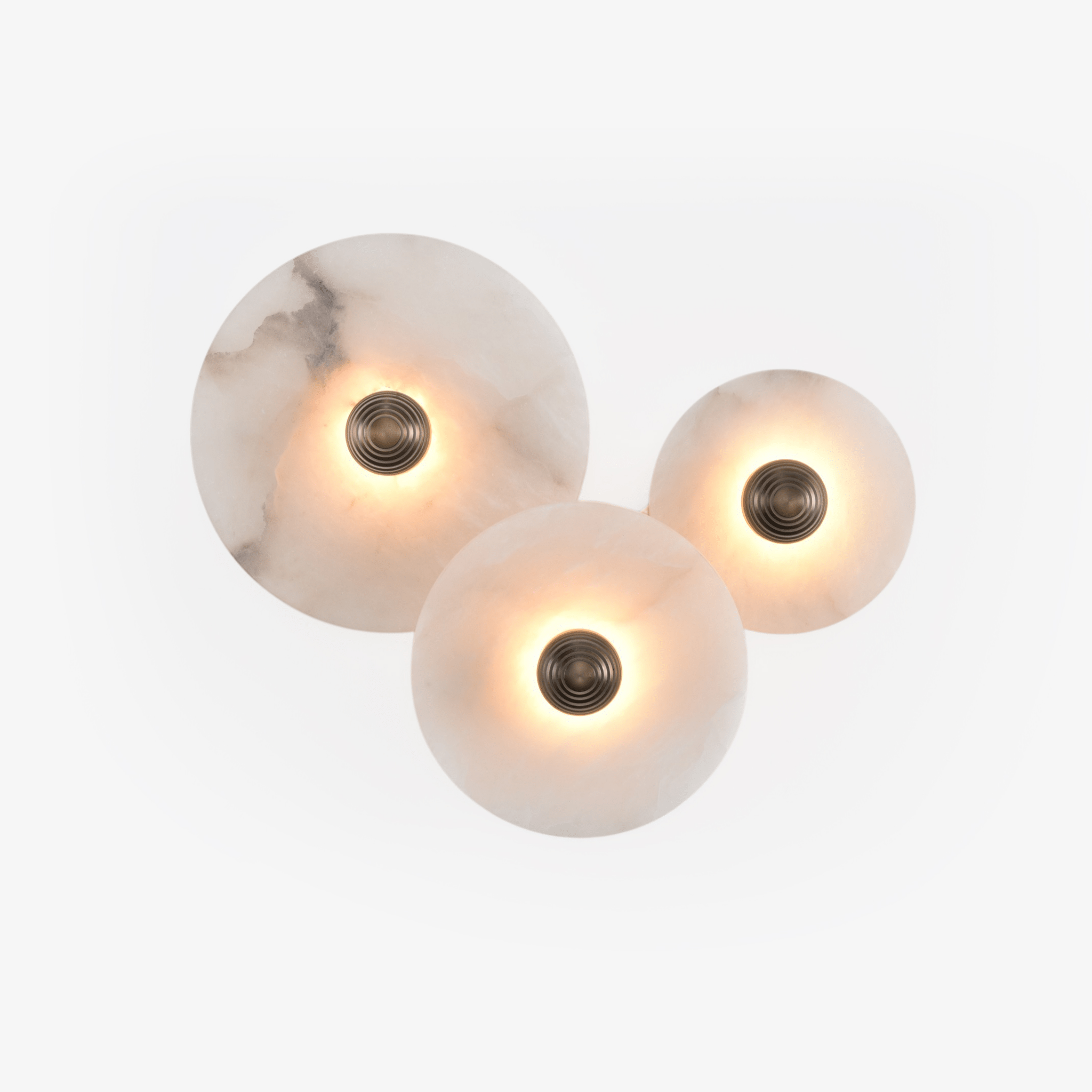 Selene Minimalist Alabaster Ceiling Light - Letslighting