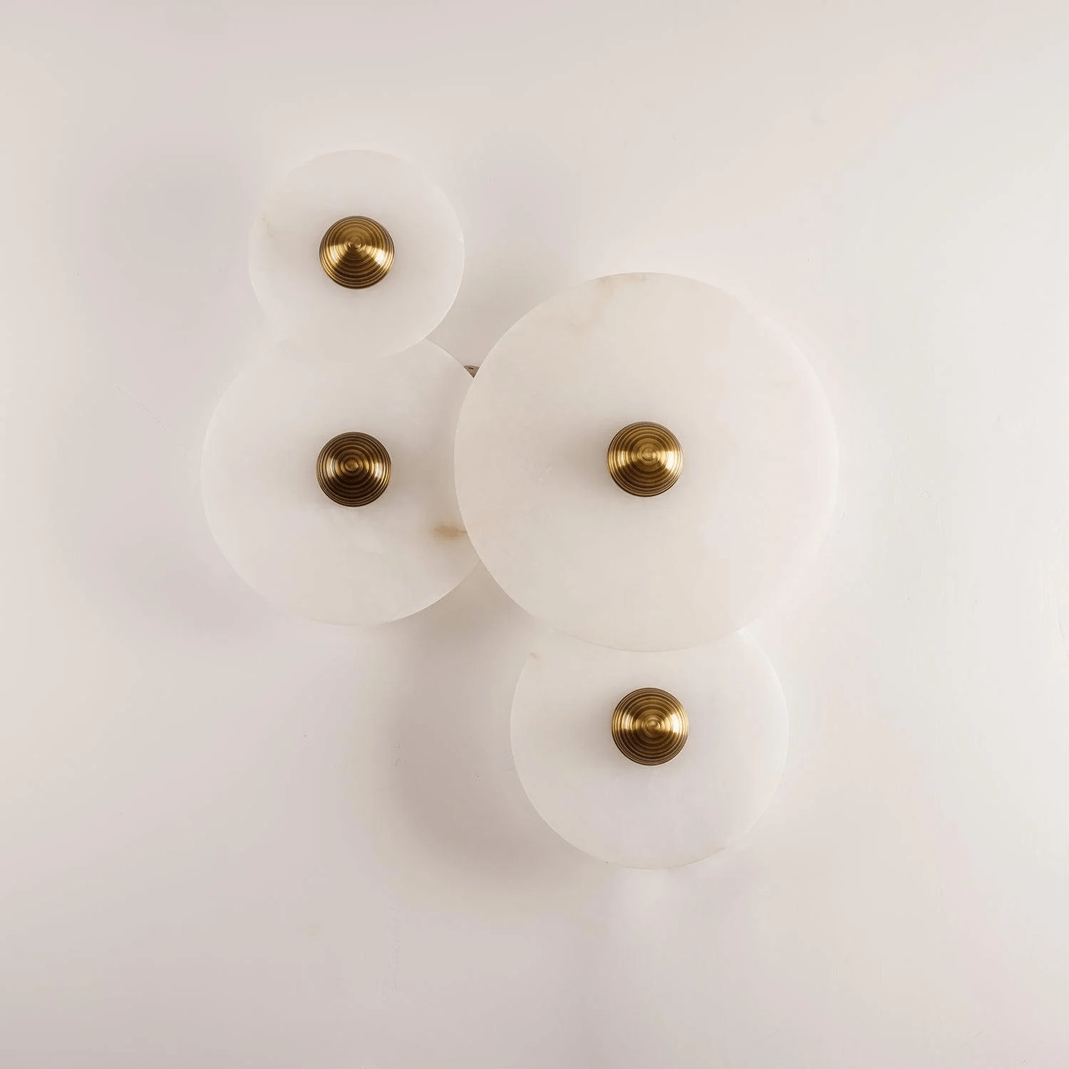 Selene Minimalist Alabaster Ceiling Light - Letslighting