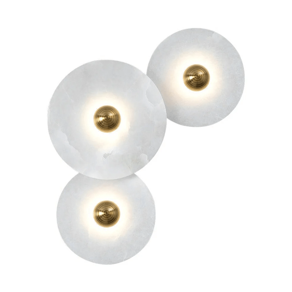 Selene Minimalist Alabaster Ceiling Light - Letslighting