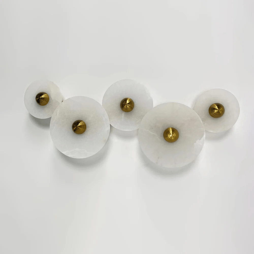 Selene Minimalist Alabaster Ceiling Light - Letslighting