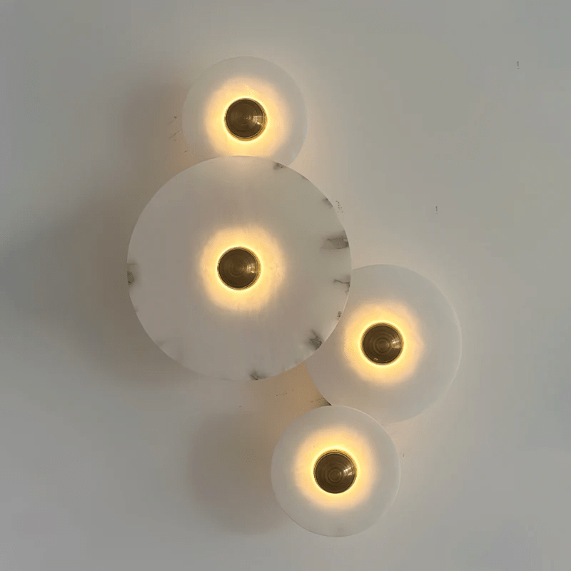 Selene Minimalist Alabaster Ceiling Light - Letslighting