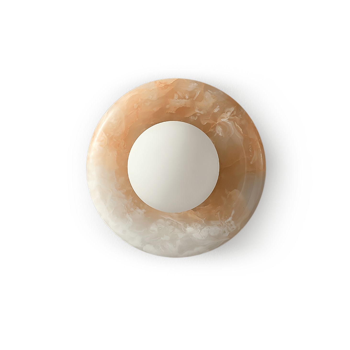 Amber Vintage Marble Wall Light - Letslighting