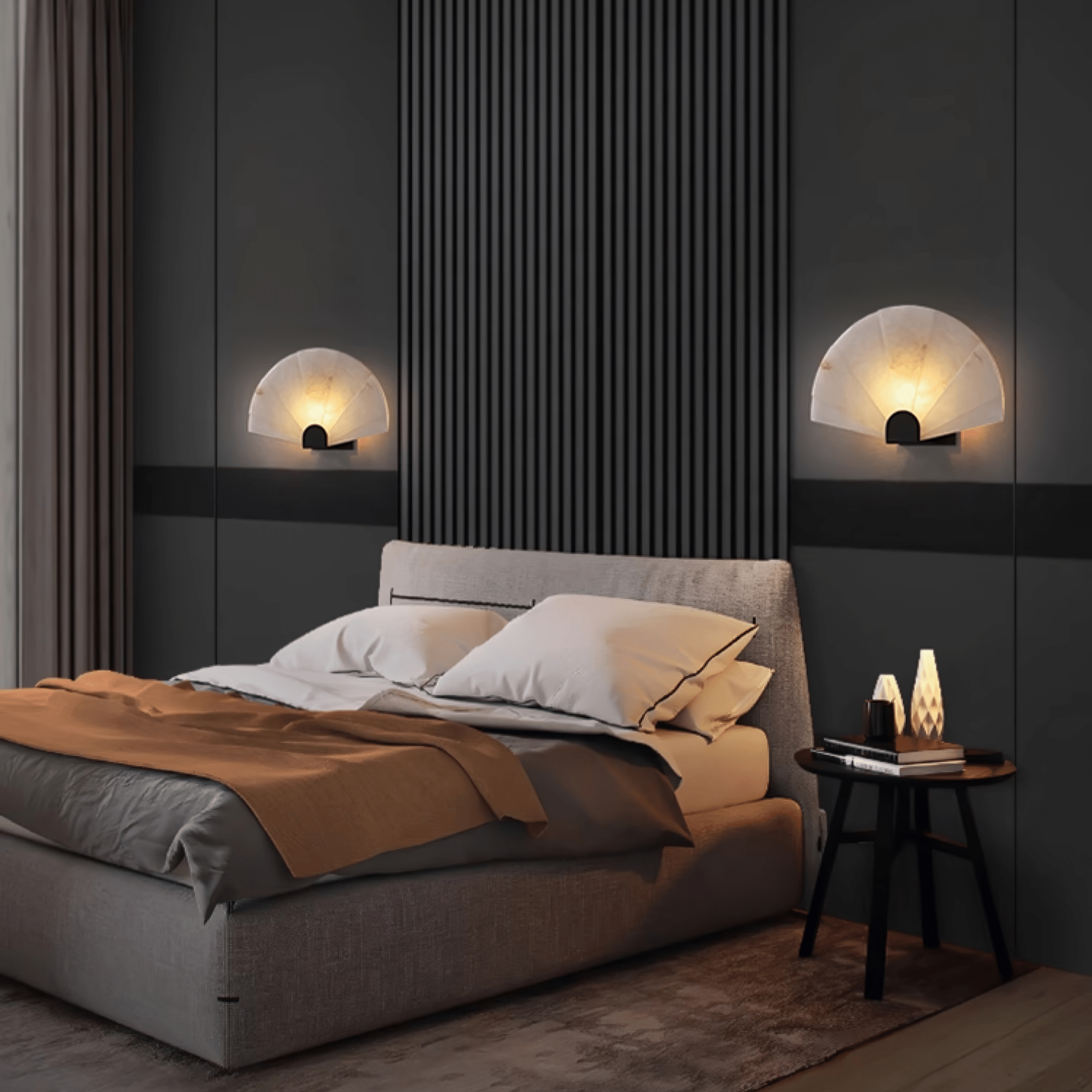 Aurelia Minimalist Alabaster Wall Light - Letslighting