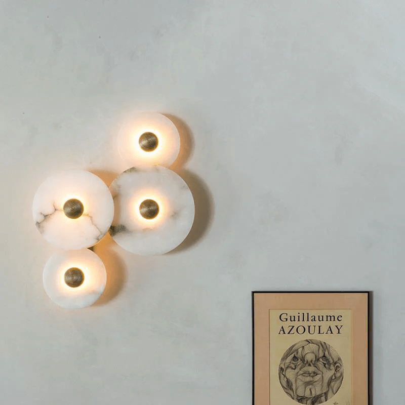Selene Minimalist Alabaster Ceiling Light - Letslighting
